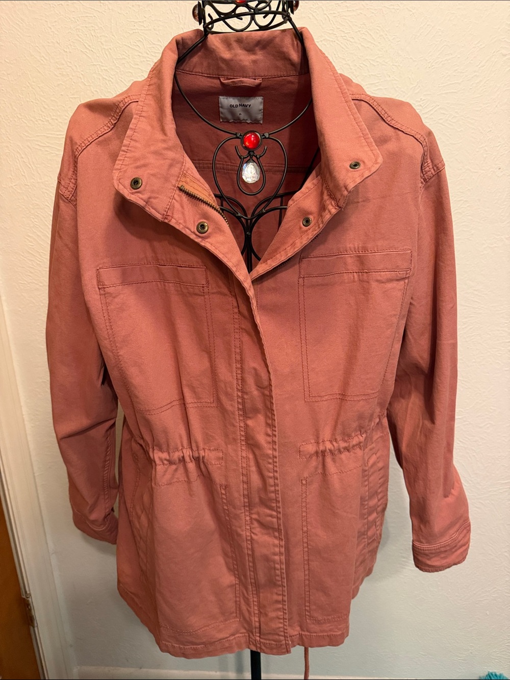 🌭🌭🌭BOGOHO🌭🌭🌭Old Navy Women's Rose Utility Jacket-XL